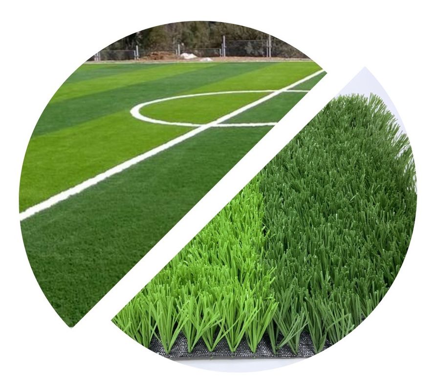9000Dtex Soccer Artificial Grass Fire Resistant With UV Resistance