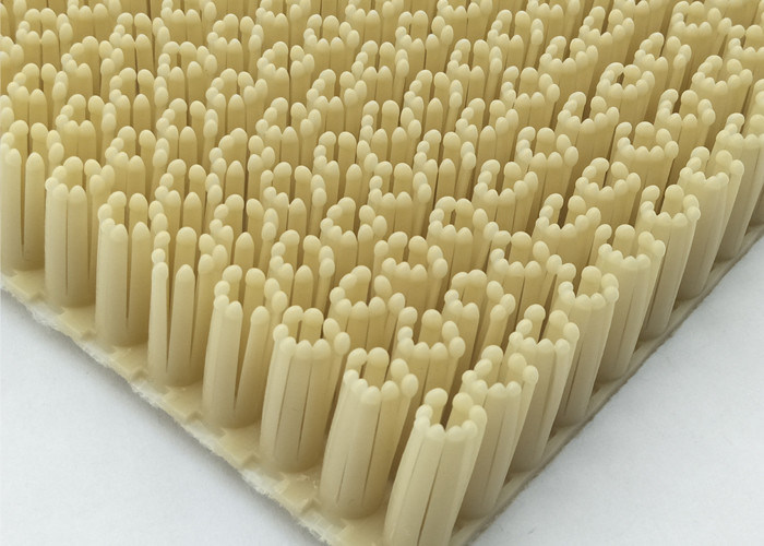 20mm White / Green Artificial Ski Slope Engineering Plastic Turf 1m * 15m