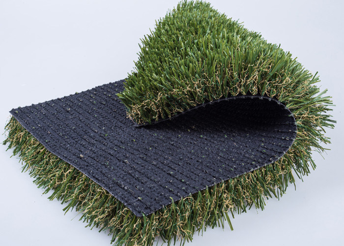 Cool Synthetic Landscaping Artificial Grass For Yard 45mm 4 Tone S Shape