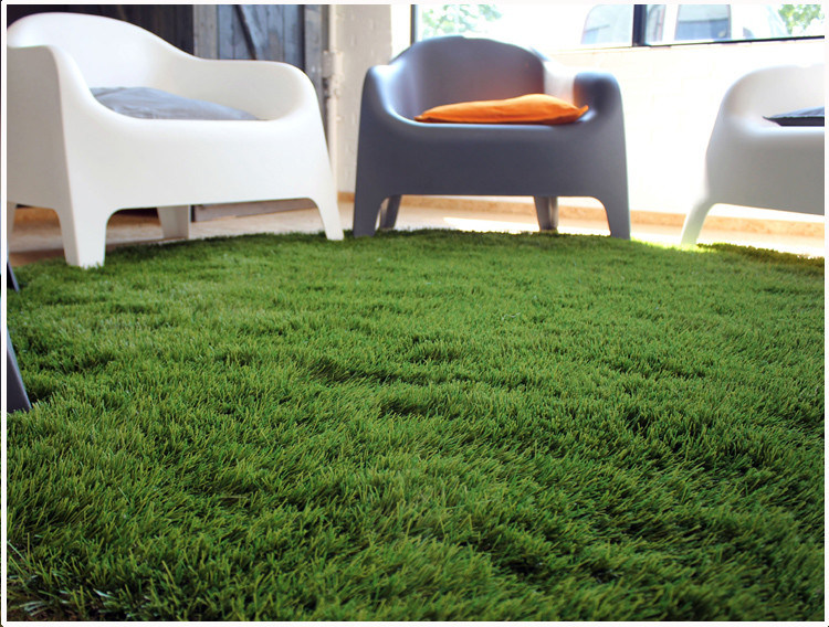 25mm Non Abrasive Landscaping Artificial Grass Natural Looking Fake