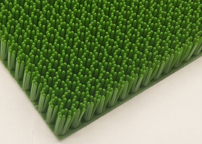 20mm Plastic Artificial Ski Surface For Outdoor Skiing Slope White / Green