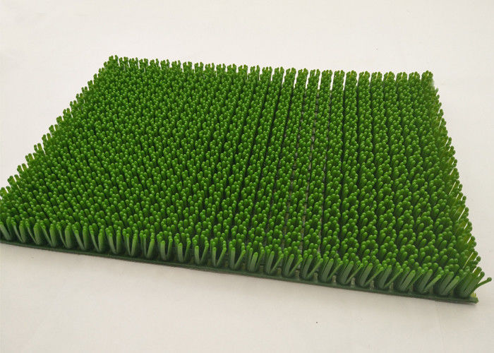 Outdoor Plastic Artificial Snow Surface For Skiing Slope White Green Eva Pad