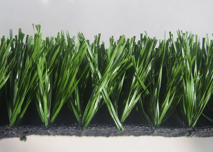 Healthy Natural Looking Artificial Grass 50 mm Infill PE Bicolor With Stems