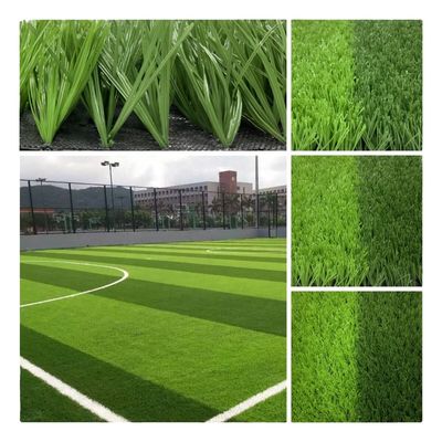 Fire Resistant Soccer Synthetic Football Lawn 10000Dtex Pitch Indoor