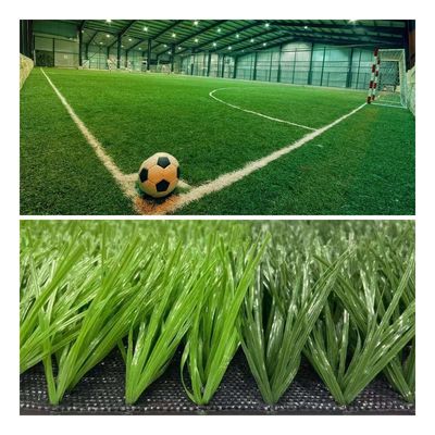 40-60mm Soccer Artificial Grass SBR Outdoor Soccer Turf