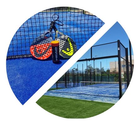 10mm Tennis Artificial Grass 6x20m10x20m Panoramic Padel Court