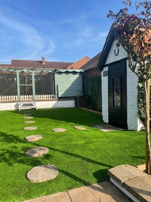 35mm Landscaping Artificial Grass 1x25m Synthetic Turf