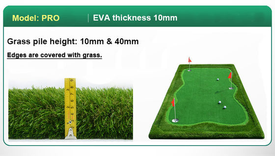 1.5m Golf Putting Green Turf Roll 40mm Portable Putting Green For Backyard