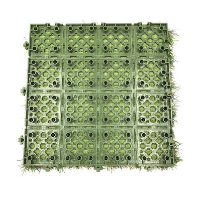 18mm 50mm Artificial Putting Green 30x30 Interlocking Grass Deck Tiles