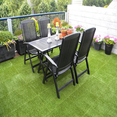 18mm 50mm Artificial Putting Green 30x30 Interlocking Grass Deck Tiles