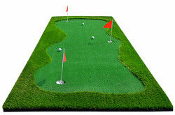 10mm 40mm Artificial Putting Green Turf 1.5x3m Backyard Golf Greens Synthetic