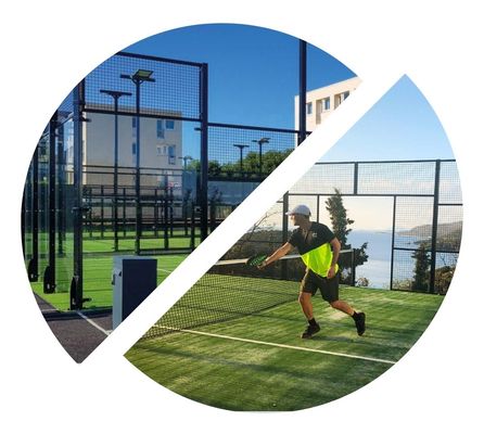 7200D Customized Tennis Court Turf Cost Resilient  15mm