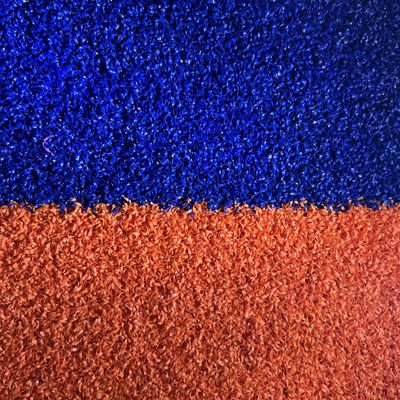 Customized Tennis Court Turf Artificial Grass Surfacing PE 16mm Blue