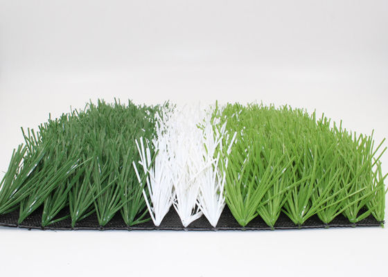 China High Density 50mm Soccer Field Artificial Turf Non - Abrasive UV Resistance supplier