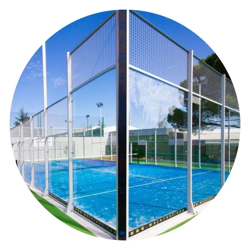 China Lvyin Manufacturer 10x20m Portable Padel Court 4m Full Tennis Court