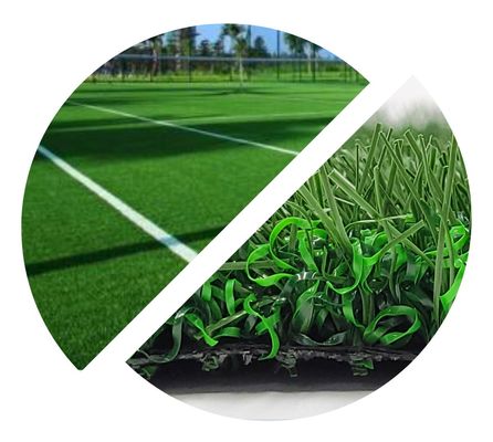 Quality Non Infill Soccer Artificial Grass 2x5 3/8&quot; Artificial Turf Football Field factory