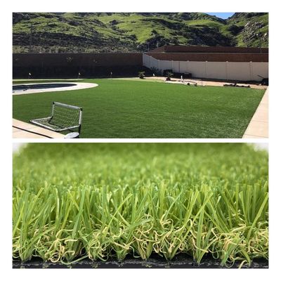 Erva sintética resistente ao desbotamento 40 mm para decoração de jardim